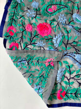 Load image into Gallery viewer, Pink x Grey Mini Georgette Neck Scarf / Wrap