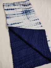 Load image into Gallery viewer, Indigo Shibori Kantha Quilt | Lightweight Cotton