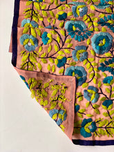 Load image into Gallery viewer, Mocha x Green Mini Georgette Neck Scarf / Wrap
