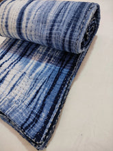 Load image into Gallery viewer, Indigo Shibori Kantha Quilt | Lightweight Cotton