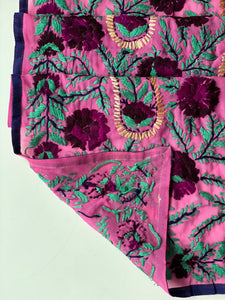 Pink x Mauve Mini Georgette Neck Scarf / Wrap