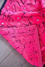 Load image into Gallery viewer, Neon Pink Large Handmade Chanderi Silk Wrap / Throw