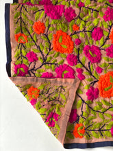 Load image into Gallery viewer, Orange x Pink Mini Georgette Neck Scarf / Wrap