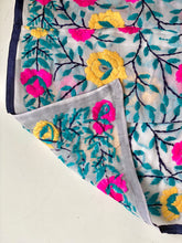Load image into Gallery viewer, Pink x Yellow Mini Georgette Neck Scarf / Wrap