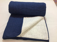 Load image into Gallery viewer, Block Coloured Kantha Quilts | Lightweight Cotton | Multicolour