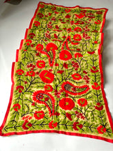 Load image into Gallery viewer, Red x Yellow Mini Georgette Neck Scarf / Wrap