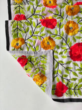 Load image into Gallery viewer, White x Red Mini Georgette Neck Scarf / Wrap