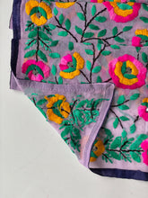 Load image into Gallery viewer, Pink x Yellow Mini Georgette Neck Scarf / Wrap