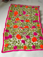 Load image into Gallery viewer, Pink x Orange Mini Georgette Neck Scarf / Wrap