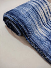 Load image into Gallery viewer, Indigo Shibori Kantha Quilt | Lightweight Cotton