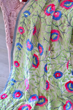 Load image into Gallery viewer, Off White x Aqua Large Handmade Georgette Wrap / Throw