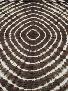 Brown Tie & Dye Kantha Quilt | Lightweight Cotton