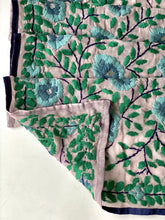 Load image into Gallery viewer, Teal x Grey Mini Georgette Neck Scarf / Wrap