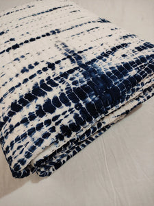 Indigo Shibori Kantha Quilt | Lightweight Cotton