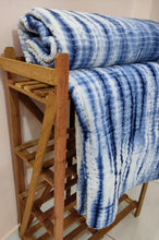 Load image into Gallery viewer, Indigo Shibori Kantha Quilt | Lightweight Cotton