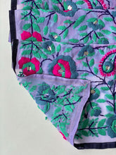 Load image into Gallery viewer, Teal x Pink Mini Georgette Neck Scarf / Wrap