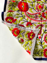 Load image into Gallery viewer, White x Red Mini Georgette Neck Scarf / Wrap