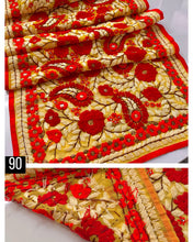 Load image into Gallery viewer, Mini Handmade Georgette Scarves / Wrap ~ Multiple Colours