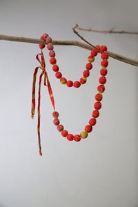 Zero Waste Shibori x Itajime Statement Necklaces in Silk Varieties | Gift Ideas for Her