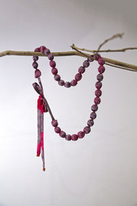 Zero Waste Shibori x Itajime Statement Necklaces in Silk Varieties | Gift Ideas for Her