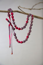 Load image into Gallery viewer, Zero Waste Shibori x Itajime Statement Necklaces in Silk Varieties | Gift Ideas for Her