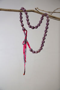 Zero Waste Shibori x Itajime Statement Necklaces in Silk Varieties | Gift Ideas for Her