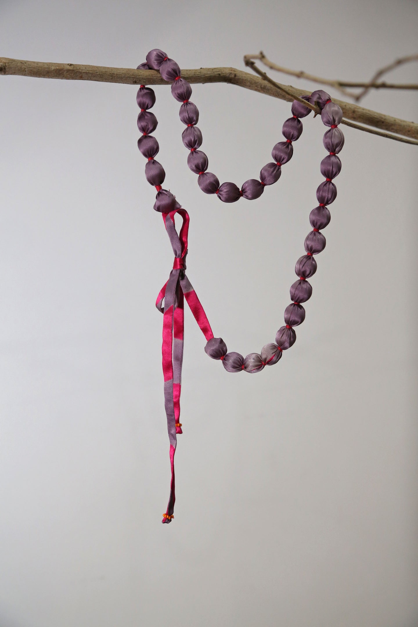 Zero Waste Shibori x Itajime Statement Necklaces in Silk Varieties | Gift Ideas for Her