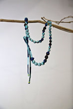 Load image into Gallery viewer, Zero Waste Shibori x Itajime Statement Necklaces in Silk Varieties | Gift Ideas for Her