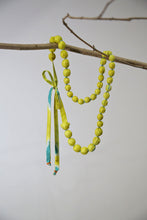 Load image into Gallery viewer, Zero Waste Shibori x Itajime Statement Necklaces in Silk Varieties | Gift Ideas for Her