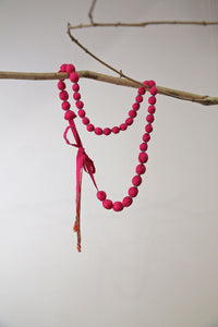 Zero Waste Shibori x Itajime Statement Necklaces in Silk Varieties | Gift Ideas for Her