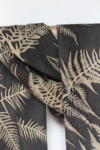 Load image into Gallery viewer, Dark Cocoa Botanical Print Scarf | Indigenous Cotton | Handwoven &amp; Naturally Dyed - 0011A-SY-HT