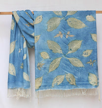 Load image into Gallery viewer, Botanical Print Scarf | Indigenous Cotton | Handwoven &amp; Naturally Dyed - 0014B-SY-HT