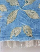 Load image into Gallery viewer, Botanical Print Scarf | Indigenous Cotton | Handwoven &amp; Naturally Dyed - 0014B-SY-HT