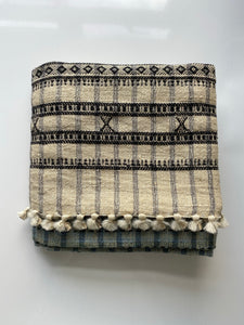 Local Wool Handwoven Hand Spun & Hand Dyed Desi Wool Shawl, Kutch
