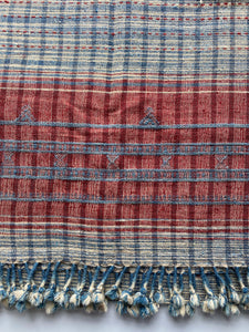 Local Wool Handwoven Hand Spun & Hand Dyed Desi Wool Shawl, Kutch