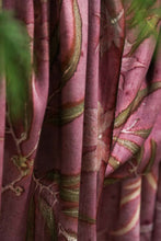 Load image into Gallery viewer, Purple Botanical Print Scarf | Indigenous Cotton | Handwoven &amp; Naturally Dyed - 0012D-SY-HT