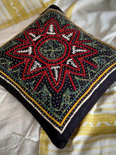 Load image into Gallery viewer, Large Rabari Appliqué Technique Cushion Cover | Kala Cotton | by Ratiben Sakra