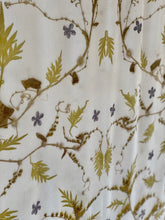 Load image into Gallery viewer, White Botanical Print Scarf | Indigenous Cotton | Handwoven &amp; Naturally Dyed - 0020C-SY-HT
