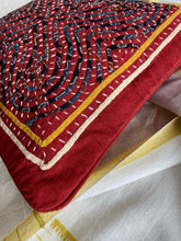 Load image into Gallery viewer, Rabari Appliqué Technique Cushion Cover | Kala Cotton | by Sarjaniben Bhacha