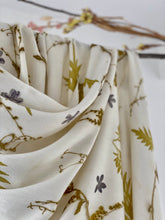Load image into Gallery viewer, White Botanical Print Scarf | Indigenous Cotton | Handwoven &amp; Naturally Dyed - 0020C-SY-HT