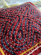 Load image into Gallery viewer, Rabari Appliqué Technique Cushion Cover | Kala Cotton | by Sarjaniben Bhacha