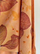 Load image into Gallery viewer, Peach Botanical Print Scarf | Indigenous Cotton | Handwoven &amp; Naturally Dyed - 0018A-SY-HT