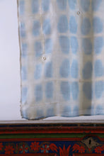 Load image into Gallery viewer, Sky Blue Bangalore Silk Scarf Itajime Hand Dyed