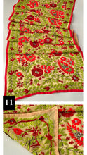 Load image into Gallery viewer, Mini Handmade Georgette Scarves / Wrap ~ Multiple Colours