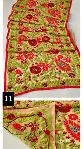 Mini Handmade Georgette Scarves / Wrap ~ Multiple Colours
