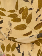 Load image into Gallery viewer, Beige Botanical Print Scarf | Indigenous Cotton | Handwoven &amp; Naturally Dyed - 0003A-SY-HT