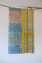 Load image into Gallery viewer, Multi Tone Habotai Silk Scarf Itajime Hand Dyed