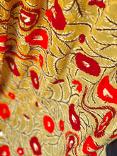 Load image into Gallery viewer, Dual Tone x Yellow Large Handmade Sheer Georgette Wrap / Throw - B097