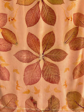 Load image into Gallery viewer, Peach Botanical Print Scarf | Indigenous Cotton | Handwoven &amp; Naturally Dyed - 0018A-SY-HT