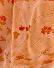 Load image into Gallery viewer, Peach Botanical Print Scarf | Indigenous Cotton | Handwoven &amp; Naturally Dyed - 0017A-SY-HT